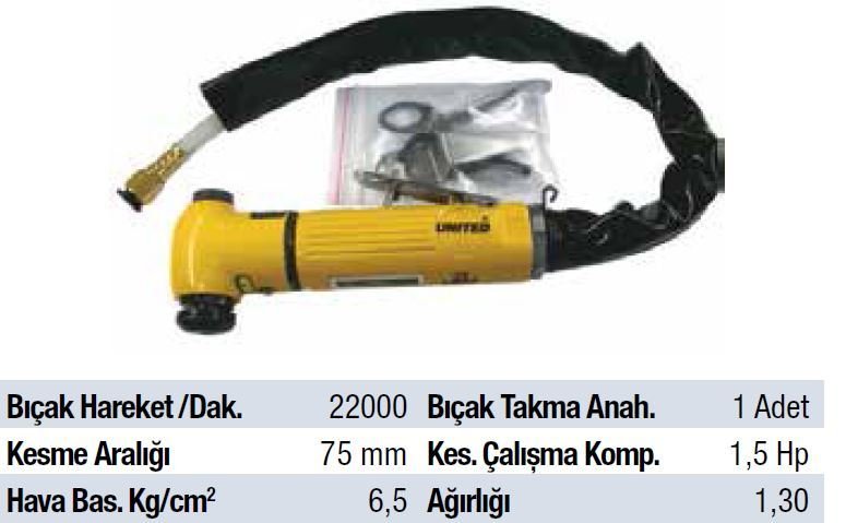 MTR Havalı Bıçak Takımı UT 6014