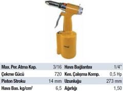 MTR Havalı Pop Perçin UT 6315