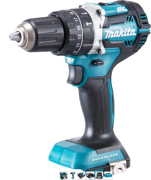 Makita DHP484RTJ 18 V Çift Akülü Darbeli Matkap