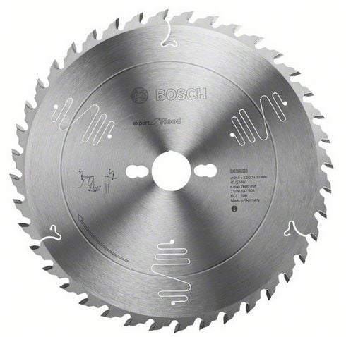 Bosch 250*30 Z:40 Ahşap Elmas Daire Testere