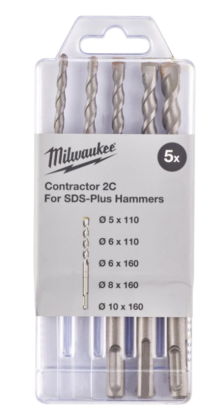 Milwaukee T4932471242 Sds Plus 5 Parça Matkap Ucu Seti