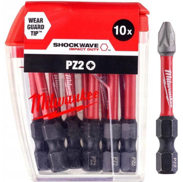 MILWAUKEE T4932430866 Bits Uç Pz2 50Mm 10Lu Paket