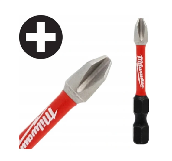 Milwaukee Bits Uç Matkap Ucu Tornavida Ucu Vidalama Ucu PH2-50MM T4932430855 - 10 Adet
