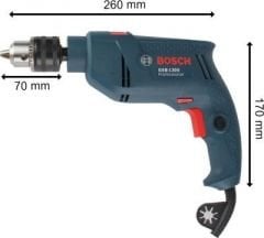 Bosch GSB 1300 Darbeli Matkap