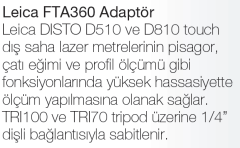 Leica FTA360 ADAPTÖR D510-D810