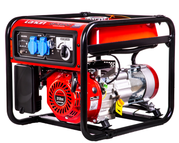 Loncin GH3500 İpli 3,5 kVA Monofaze Benzinli Jeneratör