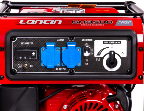 Loncin GH3500 İpli 3,5 kVA Monofaze Benzinli Jeneratör