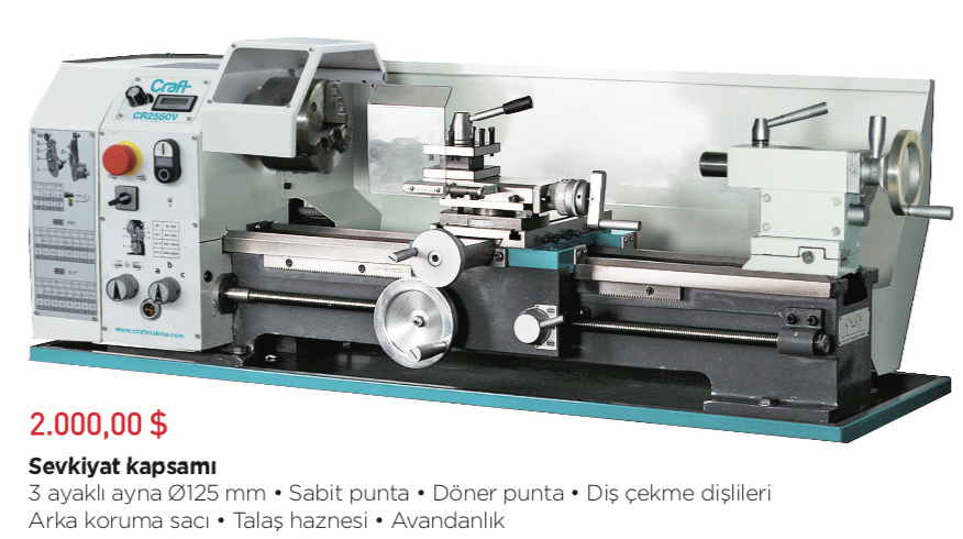 Craft   CR2555V 55cm Torna Tezgahı