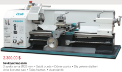 Craft & OZCO  CR2870 Torna Makinası