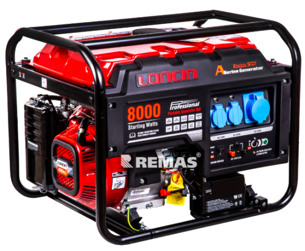 Loncin LC8000D-A Marşlı 8 kVA Monofaze Benzinli Jeneratör