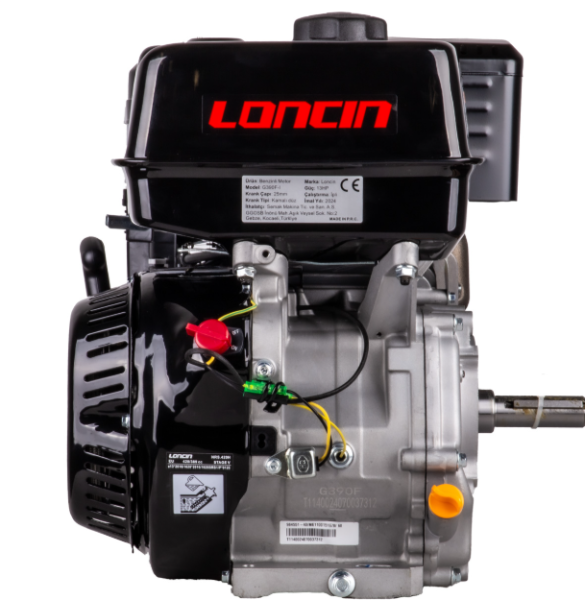 Loncin G390F-I EUR5 İpli 13 HP Yatay Milli Kamalı Benzinli Motor