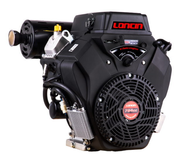 Loncin LC2V80FD-A EUR5 Marşlı 25.5 HP Yatay Milli Kamalı Benzinli Motor