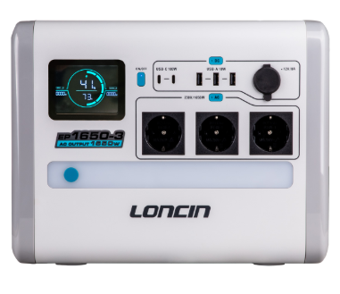 LONCIN EP1650-3 TAŞINABİLİR GÜÇ İSTASYONU 1024Wh