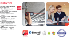 Leica Disto D2 Lazer Metre (100 Mt)