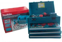 Makita 6271 DWPET3 Akülü Matkap 81 Parçalı Set (12 V) 1.3 Ah