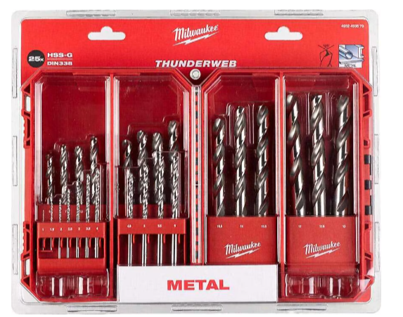 Milwaukee Thunderweb 4932493870 25 Parça Metal Matkap Ucu Seti