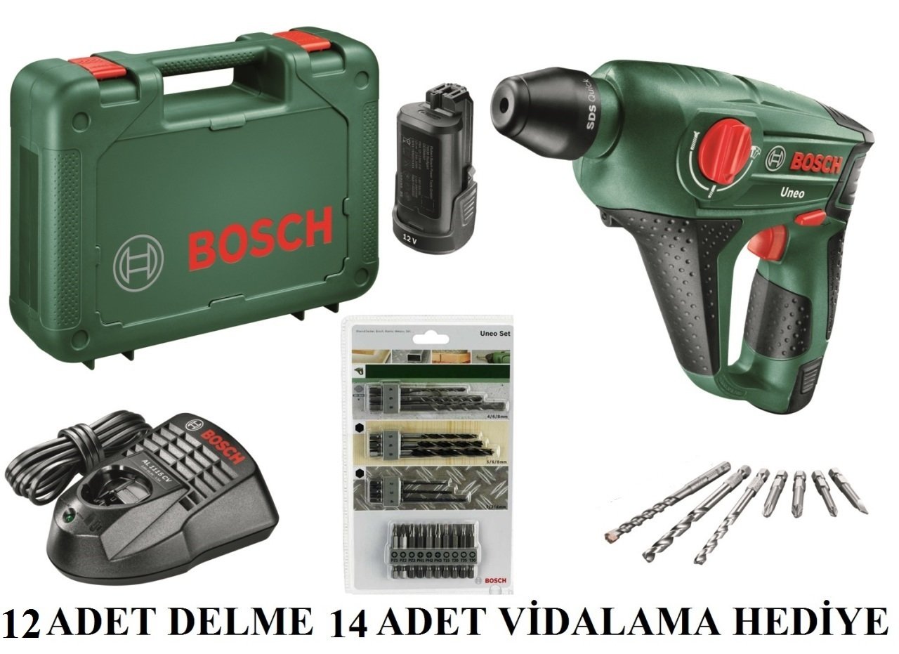 Bosch Uneo 2 Akülü Matkap 