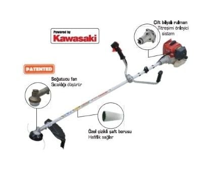 Mikawa Kawasaki X800 Evo Yan Tip Motorlu Tırpan