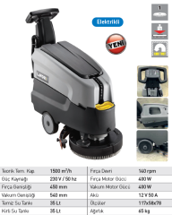 Lavor Dynamic 45E Elektrikli Zemin Temizleme Makinası
