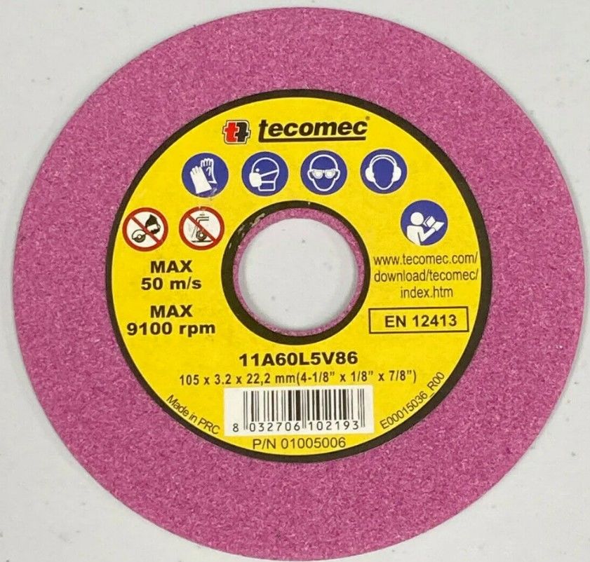 Tecomec 01005006 Zincir Bileme Diski 105x22x3.2 mm 91-3/25