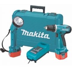 Makita 8271DWPLE Akülü Darbeli Matkap+El Feneri (12 V) 1.3 Ah