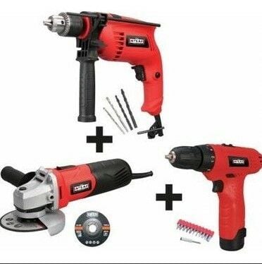 ATTLAS ECO SET 3G LI Matkap+Taşlama+12 V Li-on Vidalama