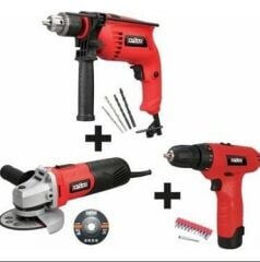 ATTLAS ECO SET 3G LI Matkap+Taşlama+12 V Li-on Vidalama