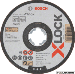 Bosch X-Lock 115 mm Standart For Inox Rapido