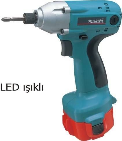 Makita 6916FDWA Akülü Darbeli Vidalama Matkabı (12 V) 2Ah Tek Aku