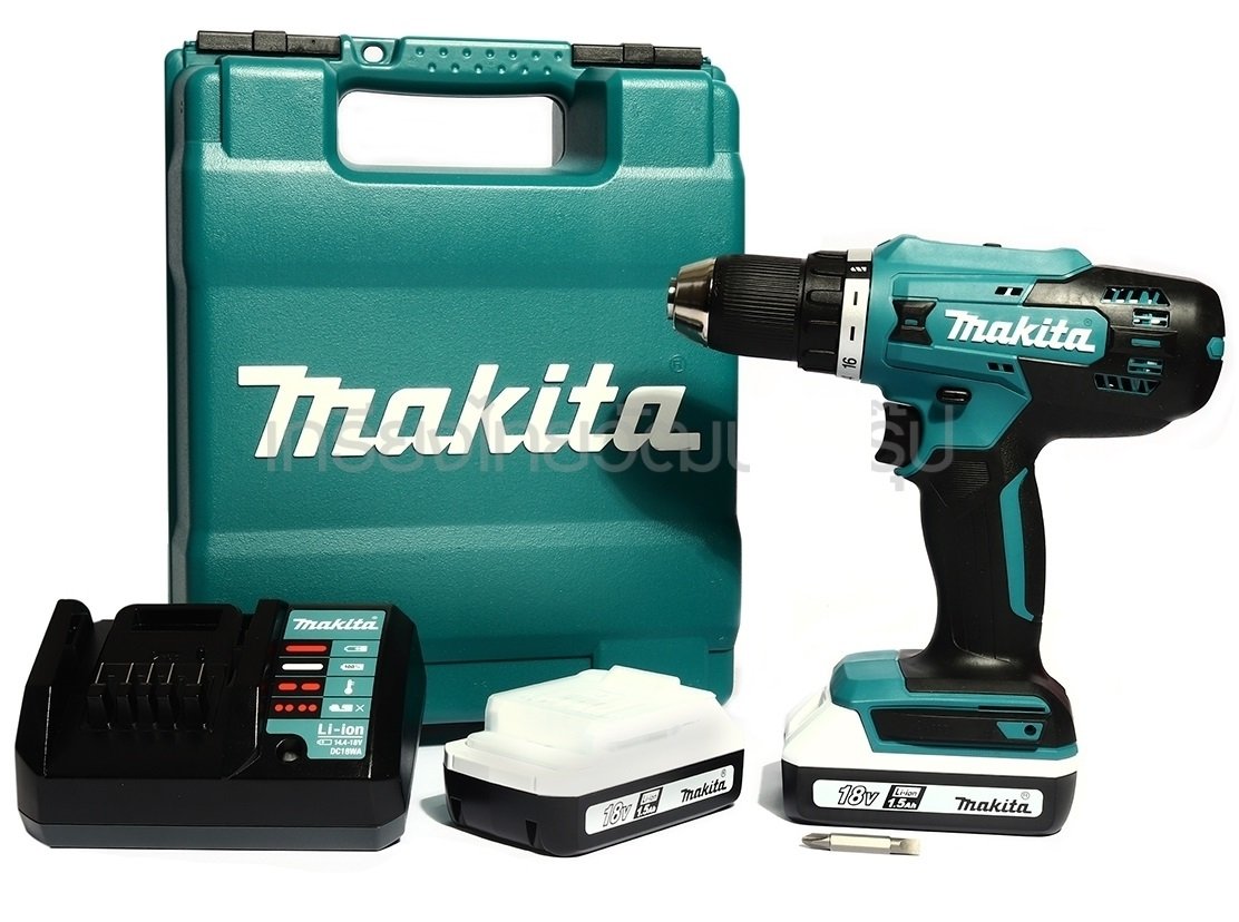 Makita DF488D002 18 V Çift Akülü 1.5 Ah Matkap